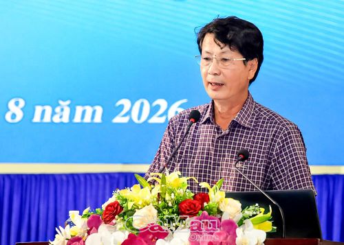 Hiệu trưởng Trường Phổ thông Dân tộc nội trú Bạc Liêu Dư Quốc Kiệt chia sẻ kinh nghiệm nâng cao chất lượng ôn thi tốt nghiệp THPT.