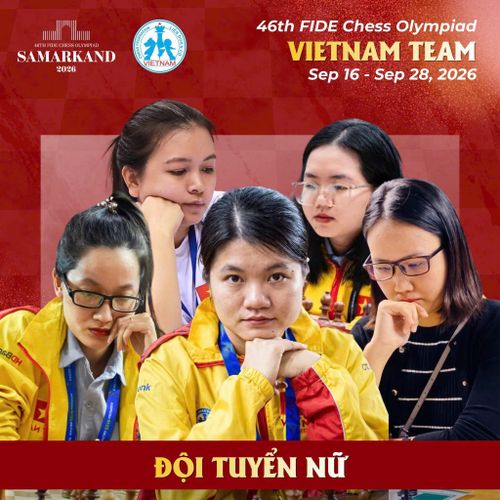 Đội tuyển cờ vua Việt Nam bước vào hành trình chinh phục Olympiad lần thứ 46