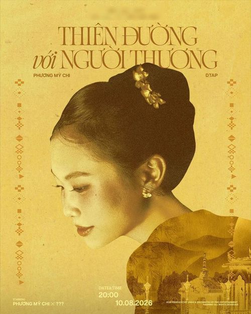 Phương Mỹ Chi gây bất ngờ với hình ảnh trên poster dự án âm nhạc mới.
