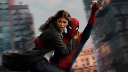 Tom Holland và Zendaya trong Spider-Man: Brand New Day. Ảnh: NSX