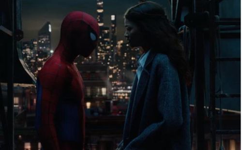 Tom Holland và Zendaya trong 1 cảnh phim Người Nhện 4: Khởi đầu mới. Ảnh: CGV