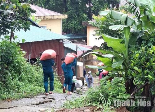 Công tác di dời tài sản được các lực lượng nhanh chóng triển khai.