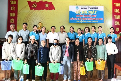 Hội LHPN xã Nam Thành ra mắt mô hình ngôi nhà xanh - biến rác thải thành nguồn quỹ an sinh