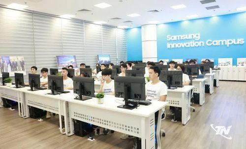 Mô hình mẫu của Samsung Innovation Campus tại Trung tâm Đổi mới sáng tạo quốc gia (NIC).