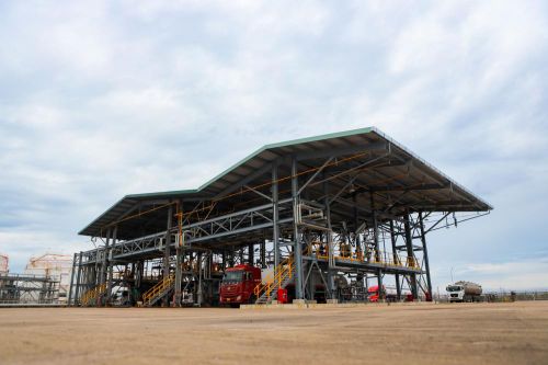 Với lô nhiên liệu DO B5 đầu tiên được xuất bán, BSR đã cung ứng gần 45 m³ cho các đơn vị đối tác. Ảnhh: BSR