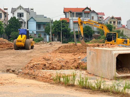 Tuyến đường Vành đai 3 đang được gấp rút thi công. Ảnh: Thanh Hà
