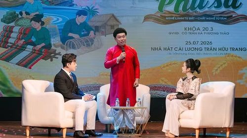Các diễn giả trao đổi về nghề truyền thống tại chương trình. (Ảnh: Ban tổ chức)