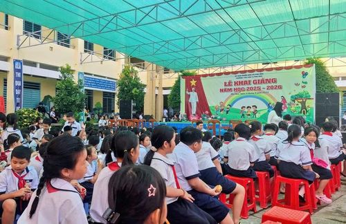 Lễ khai giảng năm học mới. Ảnh minh họa.