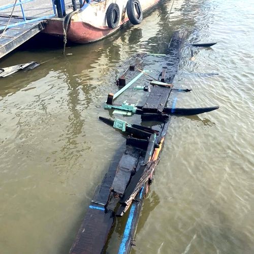 Hiện trường sau vụ hoả hoạn. (Ảnh người dân cung cấp)