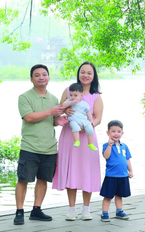 Gia đình chị Nguyễn Viết Hiền