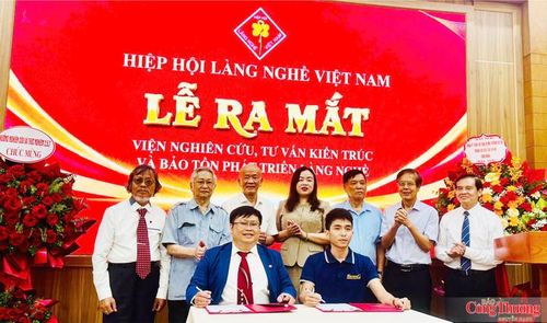 Lễ ký kết hợp tác giữa Viện và các đơn vị, doanh nghiệp.