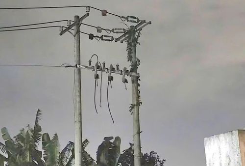 Trạm điện xảy ra vụ việc có một số dây điện đã bị cắt.