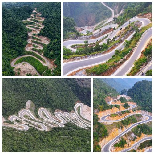 Sự hùng vĩ của núi rừng, độ dốc của vách đá và những tầng đèo nối tiếp nhau tạo nên vẻ đẹp của Khau Cốc Chà.