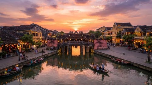 Chùa Cầu còn có tên gọi cầu Nhật Bản hay Lai Viễn Kiều. (Ảnh minh họa: AI)