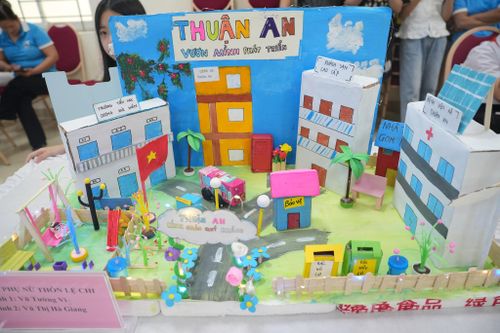 Một sản phẩm của thiếu nhi Thuận An tại Hội thi nữ công gia chánh hè năm 2026. Ảnh: Vân Thư