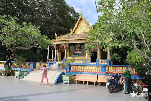 Chùa Dơi được biết đến là nơi nhận nuôi số lượng heo 5 móng nhiều và có cả nghĩa địa riêng. Ảnh: Tào Đạt