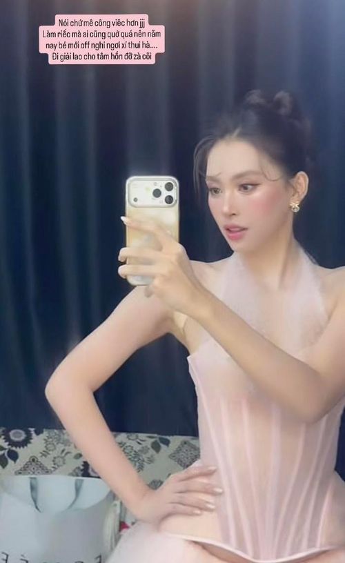 Hoa hậu Tiểu Vy quyết định tạm nghỉ ngơi sau thời gian tập trung cho công việc.