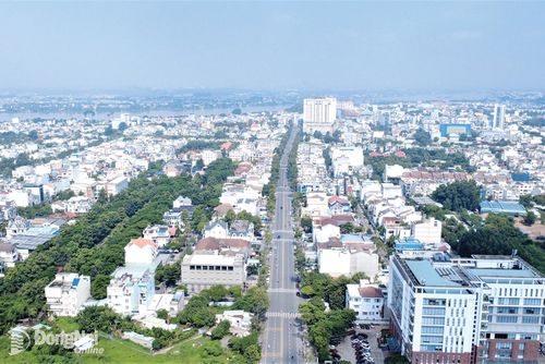 Một góc đô thị phường Trấn Biên - đô thị trung tâm của thành phố Đồng Nai.