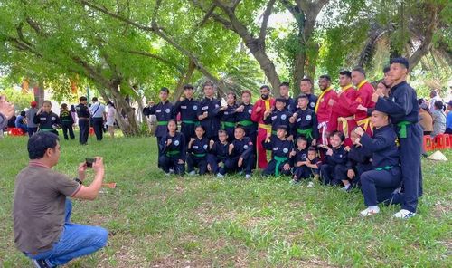 Không chỉ giao lưu võ thuật, các đoàn còn tìm hiểu di tích lịch sử, văn hóa, điểm đến du lịch ở Gia Lai trong khuôn khổ Liên hoan. Ảnh: N.NHUẬN