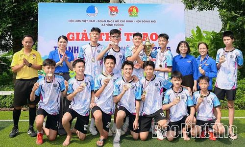 Đông đảo đoàn viên, thanh, thiếu nhi xã Vĩnh Tường tham gia các hoạt động hè năm 2026.