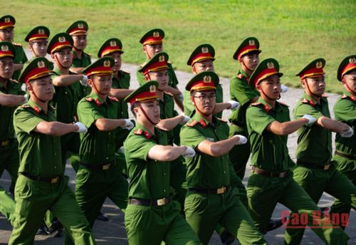 Khối cán bộ, chiến sĩ Công an tỉnh Cao Bằng