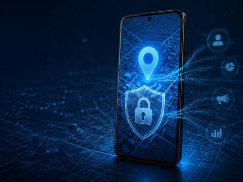 Dữ liệu vị trí trên điện thoại có thể bị chia sẻ cho bên thứ ba qua các SDK quảng cáo tích hợp trong ứng dụng. Ảnh được tạo có sự hỗ trợ của AI.
