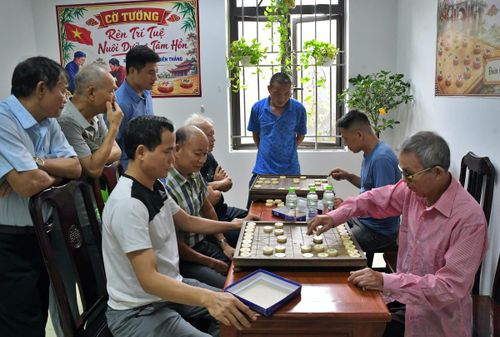 Nhà văn hóa thôn Vạn Điểm là mô hình điểm của Hà Nội. Ảnh: P. Sỹ.