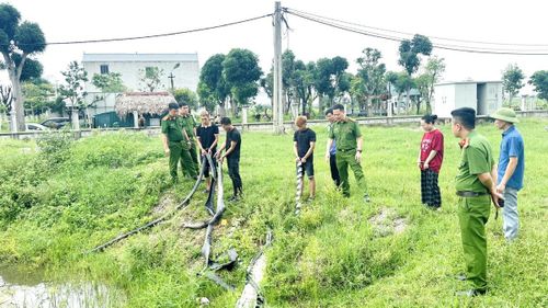 Dự án trung tâm dạy nghề y tá, điều dưỡng quốc tế ở xã Lưu Vệ là nơi 4 người thực hiện vụ trộm. Ảnh: CATH