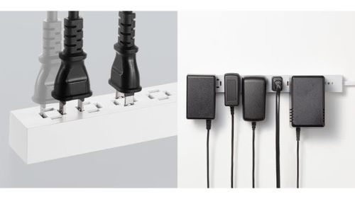  Trước ổ cắm "bạch tuộc", hãng này cũng từng cho ra mắt ổ cắm dạng khe đan xen. Ảnh: Sanwa. 