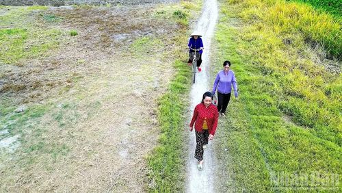 Người dân tuyến bờ Đông Kênh Đê trong mong mỏi chính quyền tỉnh Cà Mau quan tâm, đầu tư nâng cấp, sửa chữa con đường để cải thiện đời sống, sinh hoạt và sản xuất. (Ảnh: Hữu Tùng, tháng 7/2026)