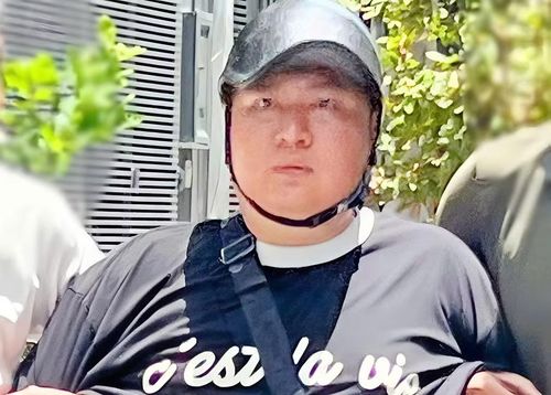 Đối tượng Nguyễn Ngọc Minh Thiện khi bị bắt.