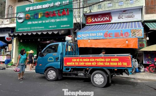 Liên quan vấn đề này, thời gian qua, các lực lượng của phường Quy Nhơn cũng thường xuyên ra quân xử lý, lập lại trật tự. Tuy nhiên, có thể thấy vấn đề tái diễn ngay sau đó.