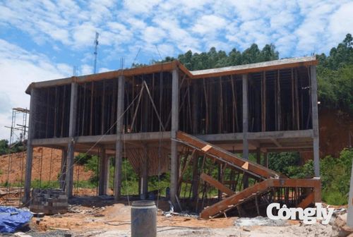 Công trình tại thôn 12, xã Krông Bông đạt 55% khối lượng