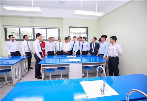Phòng học tại Trường Trung học cơ sở Nguyễn Thái Học được trang bị cơ sở vật chất, thiết bị phục vụ dạy và học.