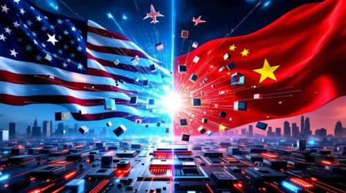 Mỹ-Trung cạnh tranh trên nhiều lĩnh vực từ thương mại, công nghệ đến an ninh. Ảnh: CGTN.