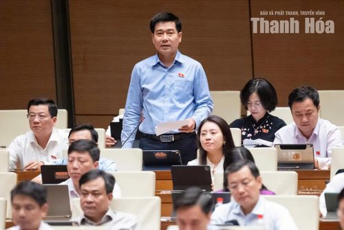 Đại biểu Lê Thanh Hoàn, Đoàn ĐBQH tỉnh Thanh Hoá - Ảnh: Lâm Hiển