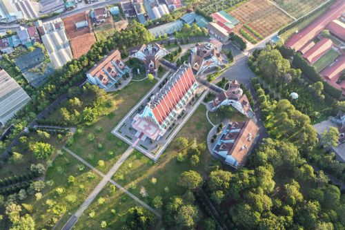 Một góc khu Trung tâm mục vụ Đà Lạt. Ảnh: Nguyễn Nghĩa
