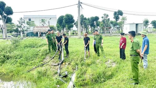 Hiện trường xảy ra vụ án.