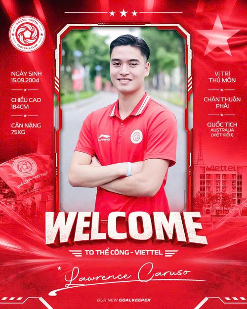 Lawrence Caruso từng tích luỹ kinh nghiệm tại hệ thống giải National Premier Leagues (NPL) trước khi đến Việt Nam.