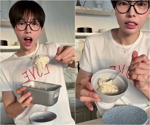 Ca sĩ 9x rất ngạc nhiên với kết cấu của kem chuối rất sệt và quánh, không hề bị lỏng hay quá cứng. Anh lấy ly để cho kem vào và thưởng thức. Khi đưa kem vào miệng và cảm nhận hương vị, anh bỗng nhiên "rung" cả người bởi nó "ngon quắn quéo". Anh thốt lên: "Ôi mọi người ơi, kem chuối nó ngon lắm luôn ấy, kem chuối best seller" và liên tục giơ ngón tay like.