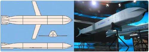 Tuy vậy Kh-50 có tầm bắn ngắn hơn nhiều, chỉ 1.500 km, nhưng vẫn đủ để thực hiện các cuộc tấn công ngay cả vào những vùng xa xôi nhất của Ukraine. Tên lửa Kh-50 cũng nhỏ hơn Kh-101, với trọng lượng 1,6 tấn và chiều dài khoảng 6 m.