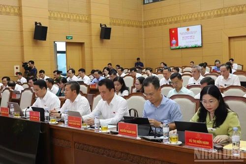 Các đại biểu dự kỳ họp.