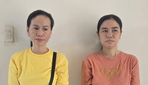 Hai đối tượng Ngô Thùy Linh và Phùng Thị Minh Sen.