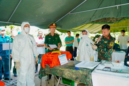  Công tác lấy mẫu ADN tại Nghĩa trang Liệt sĩ Thành phố 