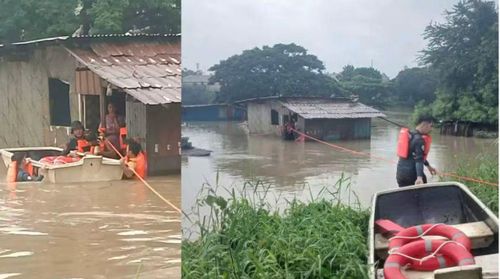 Bão Maymay gây ngập lụt tại Bulacan,Philippines. Ảnh: INQUIRER/SAN ILDEFONSON MDRRMO