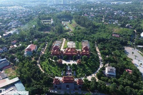Chùa Bầu, nơi xảy ra vụ việc.