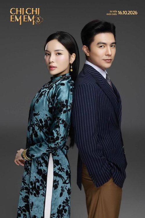 Kỳ duyên và Steven Nguyễn trong Chị Chị Em Em 3. 