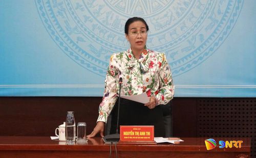 Phó Chủ tịch UBND thành phố Nguyễn Thị Anh Thi phát biểu kết luận cuộc họp. Ảnh: NGỌC HÀ