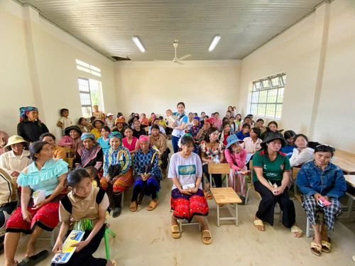 Các nội dung bảo vệ phụ nữ, trẻ em yếu thế được lồng ghép trong các buổi truyền thông cộng đồng tại các vùng đồng bào DTTS