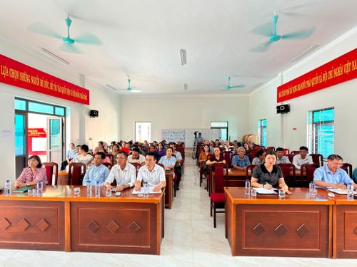 Các đại biểu dự hội nghị. Ảnh: Thanh Hà